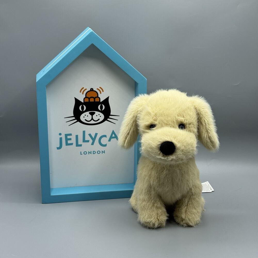 Jellycat Golden Puppy Dog Plush 9" Authentic US Seller NEW